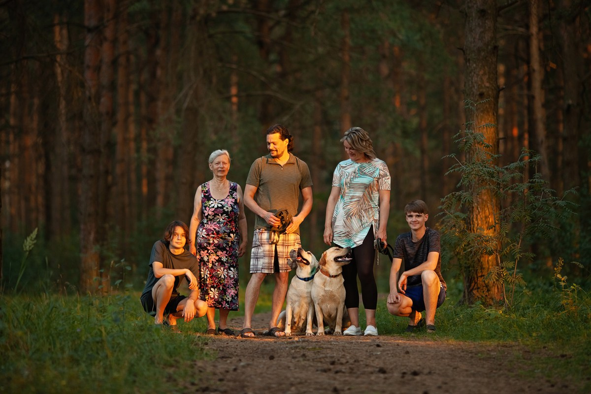 Семейная фотосессия. Фотограф Ольга Безобразова Завидово Москва Тверь