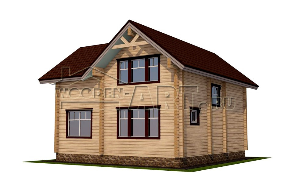 «Некрасово» 165 кв. м. Проекты деревянных домов