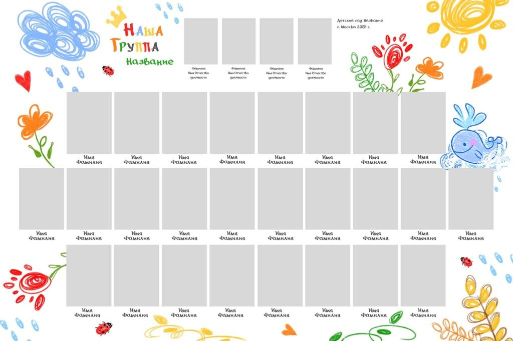 Дизайн Детские РИСУНКИ, группа Капельки, ВЫПУСКНОЙ АЛЬБОМ ДЛЯ ДЕТСКОГО САДА. Medlori fotobook Выпускные альбомы в Липецке Лариса Медведева