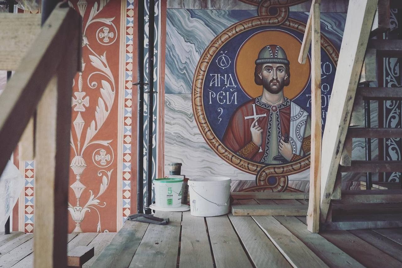 Мастерская МАГДАЛИНА роспись Храмов, г. Волгоград, Собор Александра Невского. МАГДАЛИНА — мастерская церковного искусства