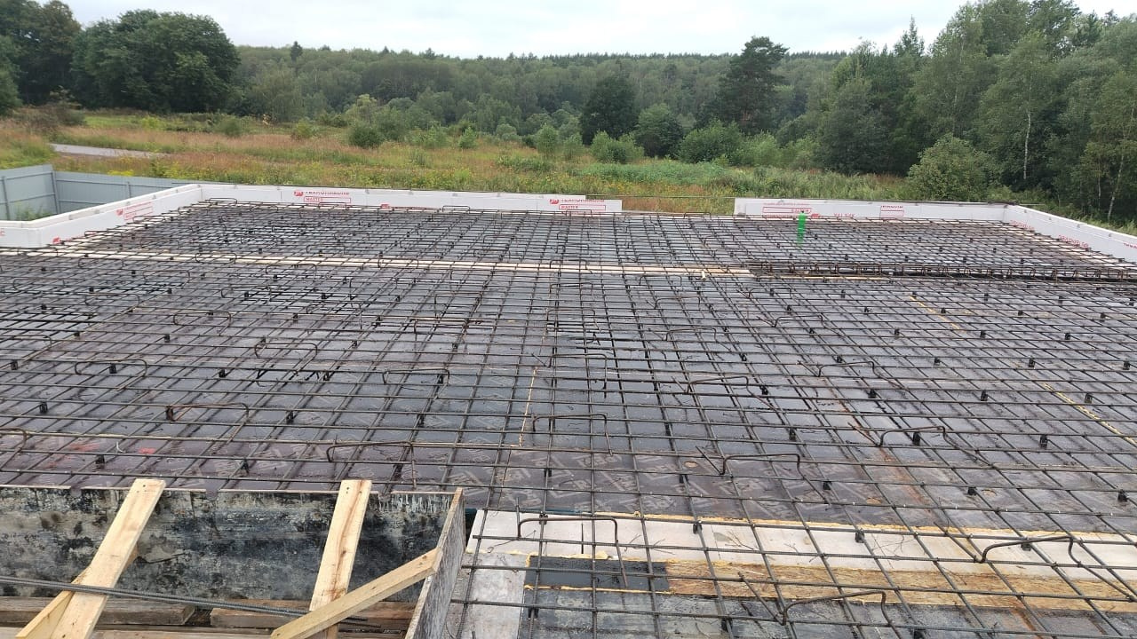 Подготовка к перекрытию первого этажа