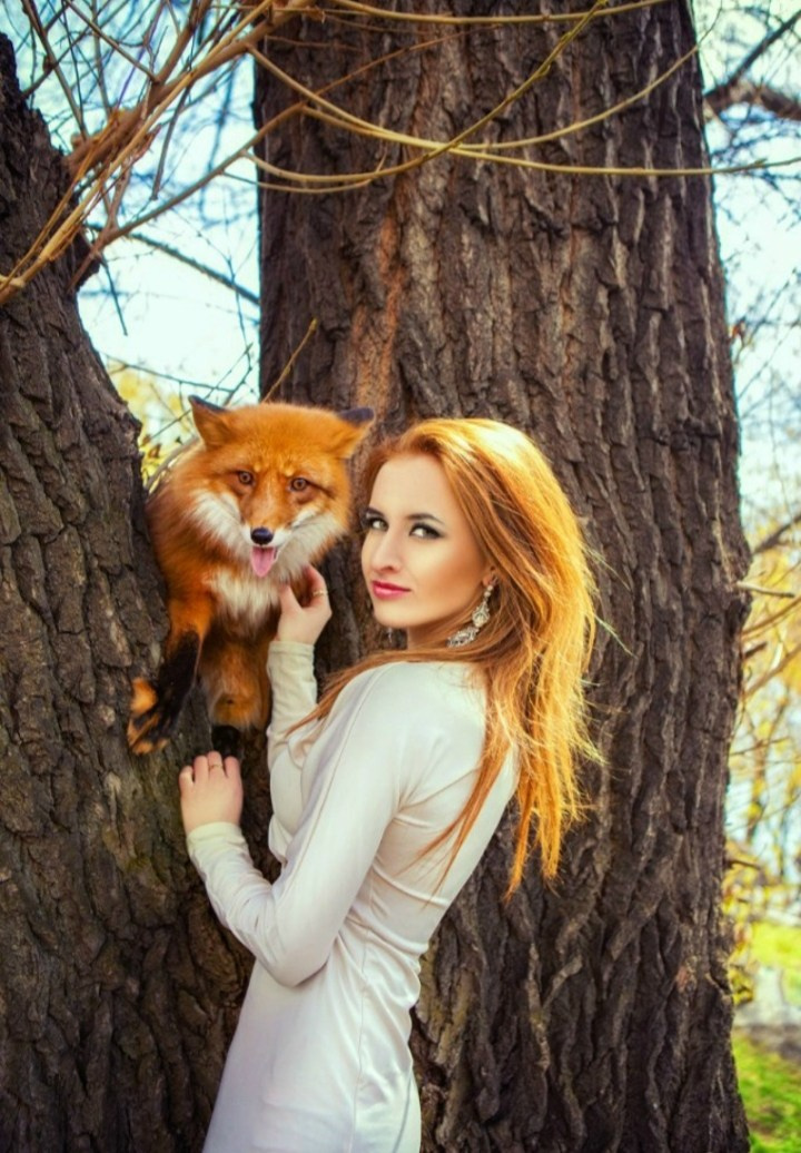 С животными. Фотограф Светлана