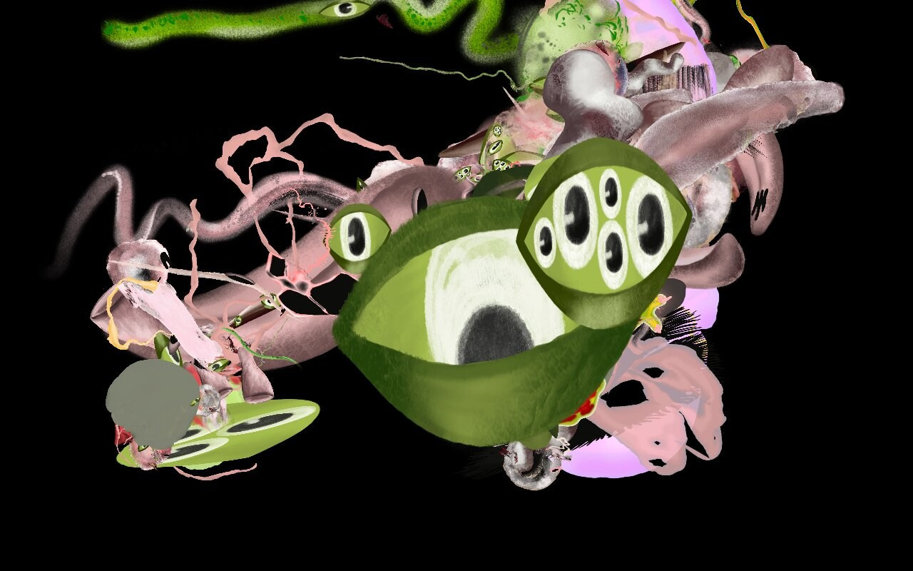 Инсталляция  Dependent, Софья Григорьева, Юлия Рибетки