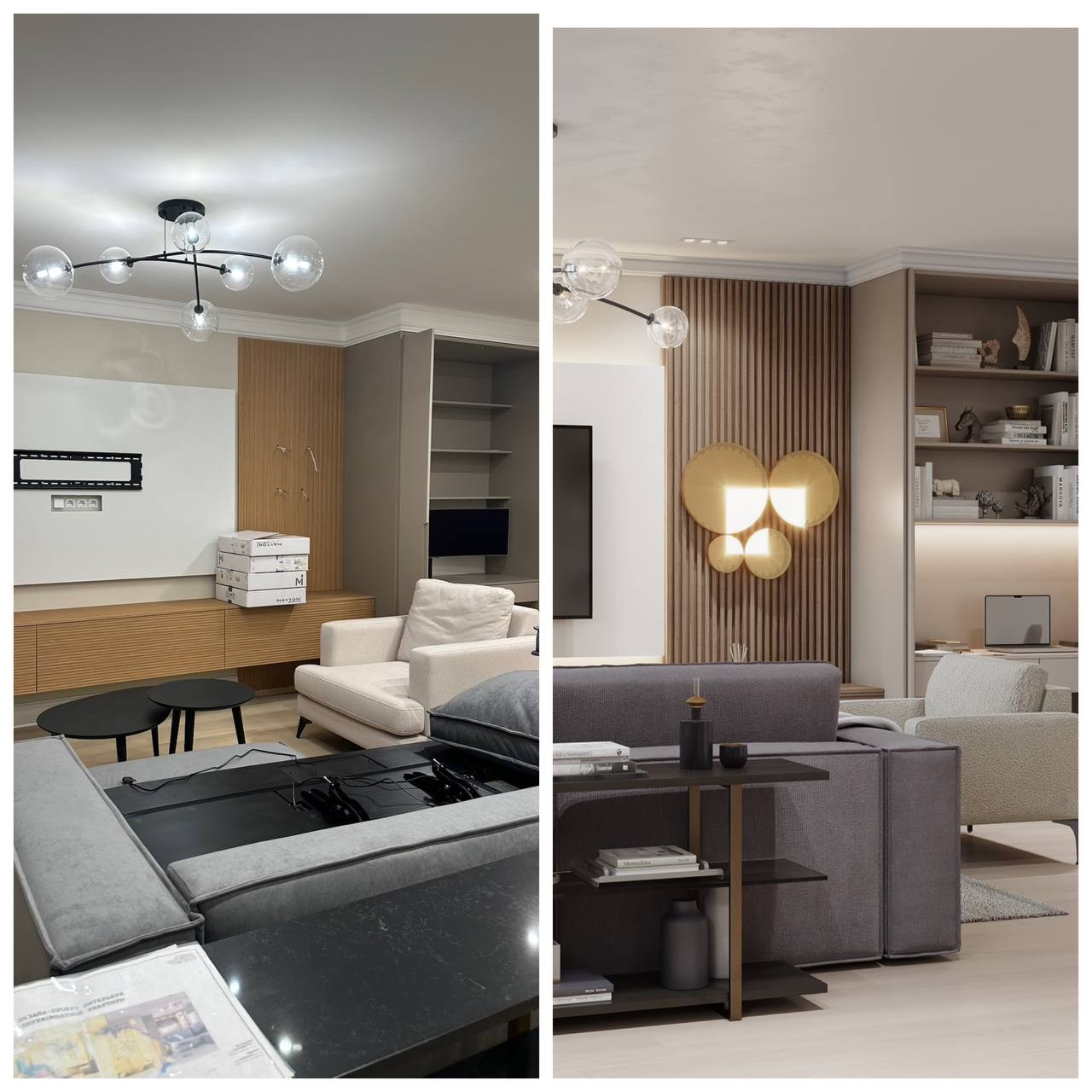 Реализованный проект на Рабочей Слабоде. Modern Muf студия дизайна интерьера