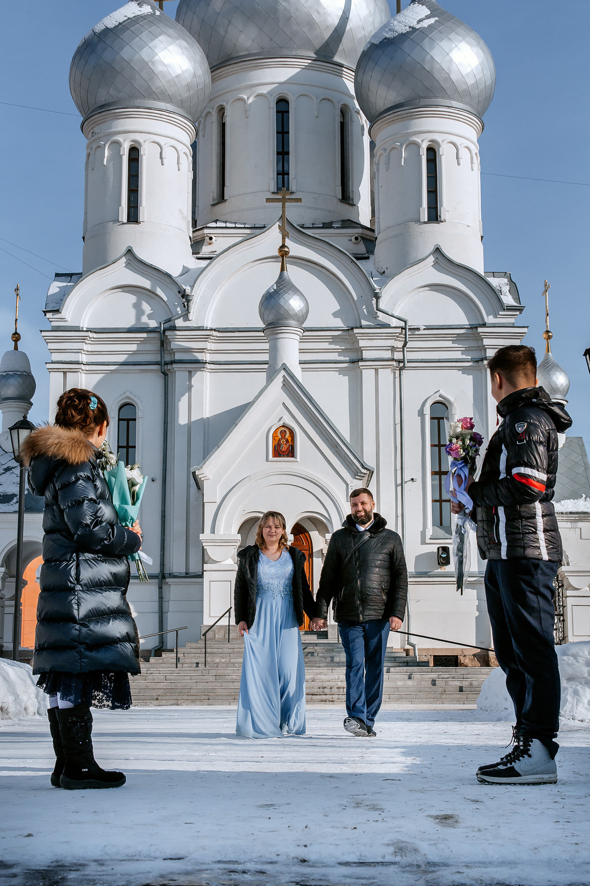 Венчание в храме.