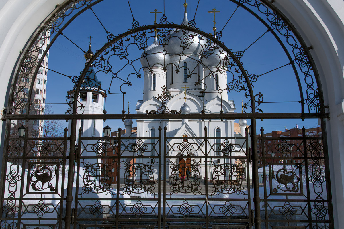 Храм в честь иконы Божией Матери «Знамение-Абалацкая» (Богдана Хмельницкого, 74). Фотограф на Крещение и Венчание, Анна Щебетова, Новосибирск