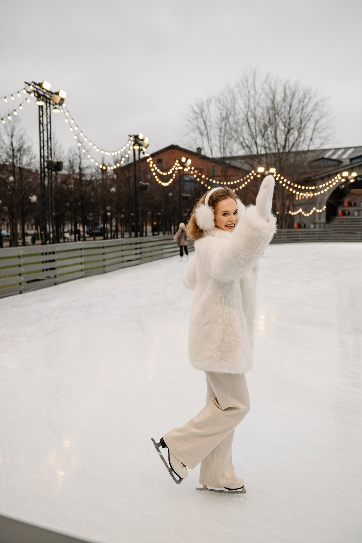 Индивидуальная. Каток в Новой Голландии. Свадебный и семейный фотограф в Санкт-Петербурге Елена Худякова