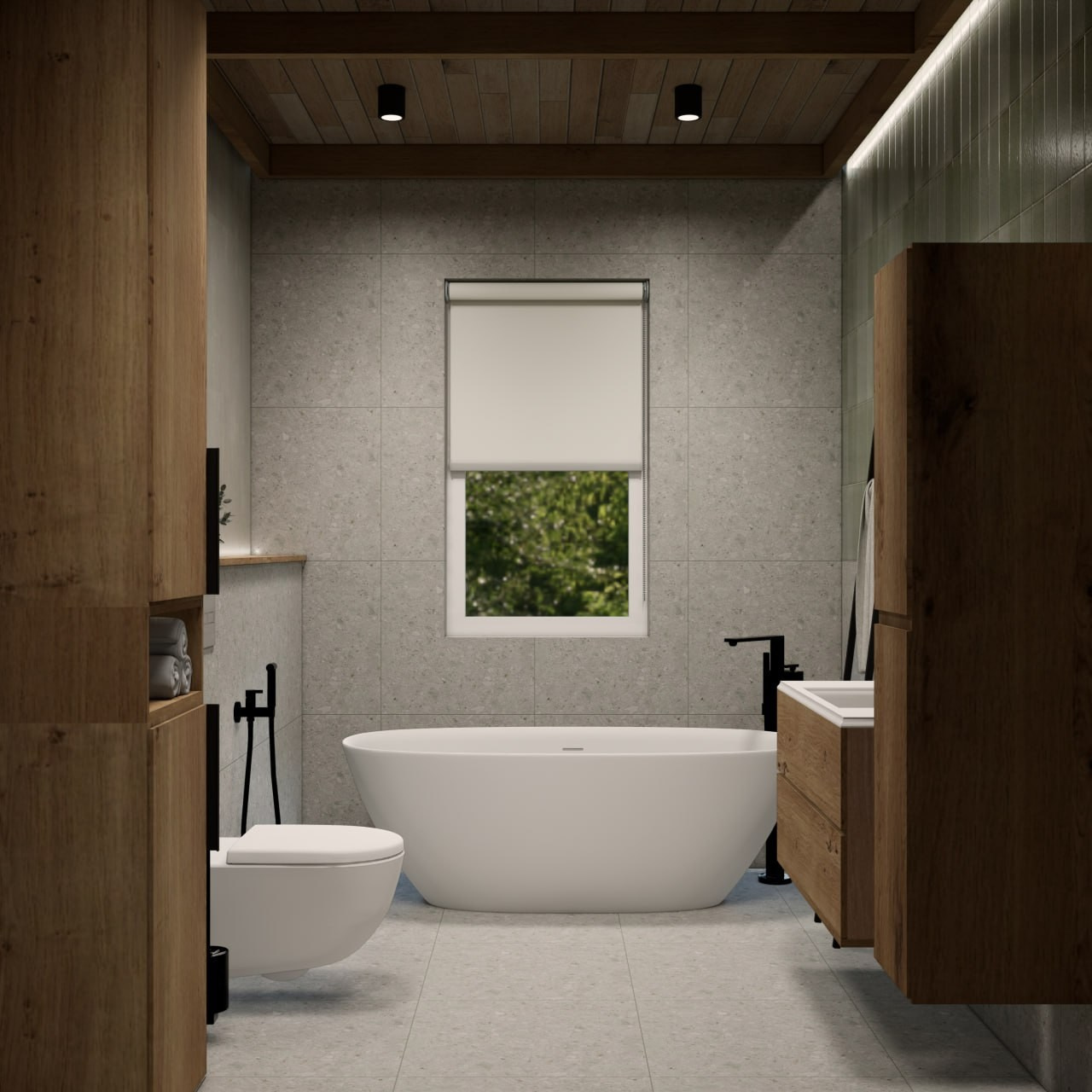 Загородный дом 110 м² в Ленинградской области (совместная работа с Любовью Поляковой designpolyakova.ru). Push-design.ru