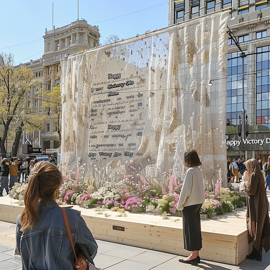 Разработка эскизов декора для тендера для праздника 9 мая. Главная