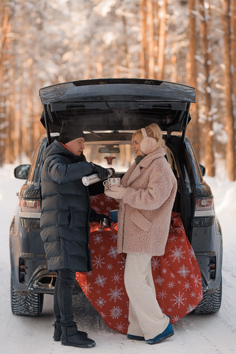 Гендер пати зимой. Свадебный и семейный фотограф Наталья Штык