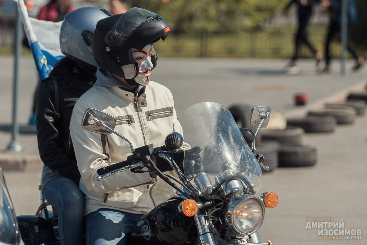 Слёт байкеров