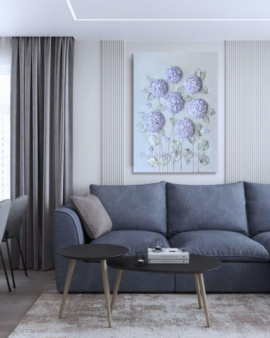 Сиреневый туман. Художник