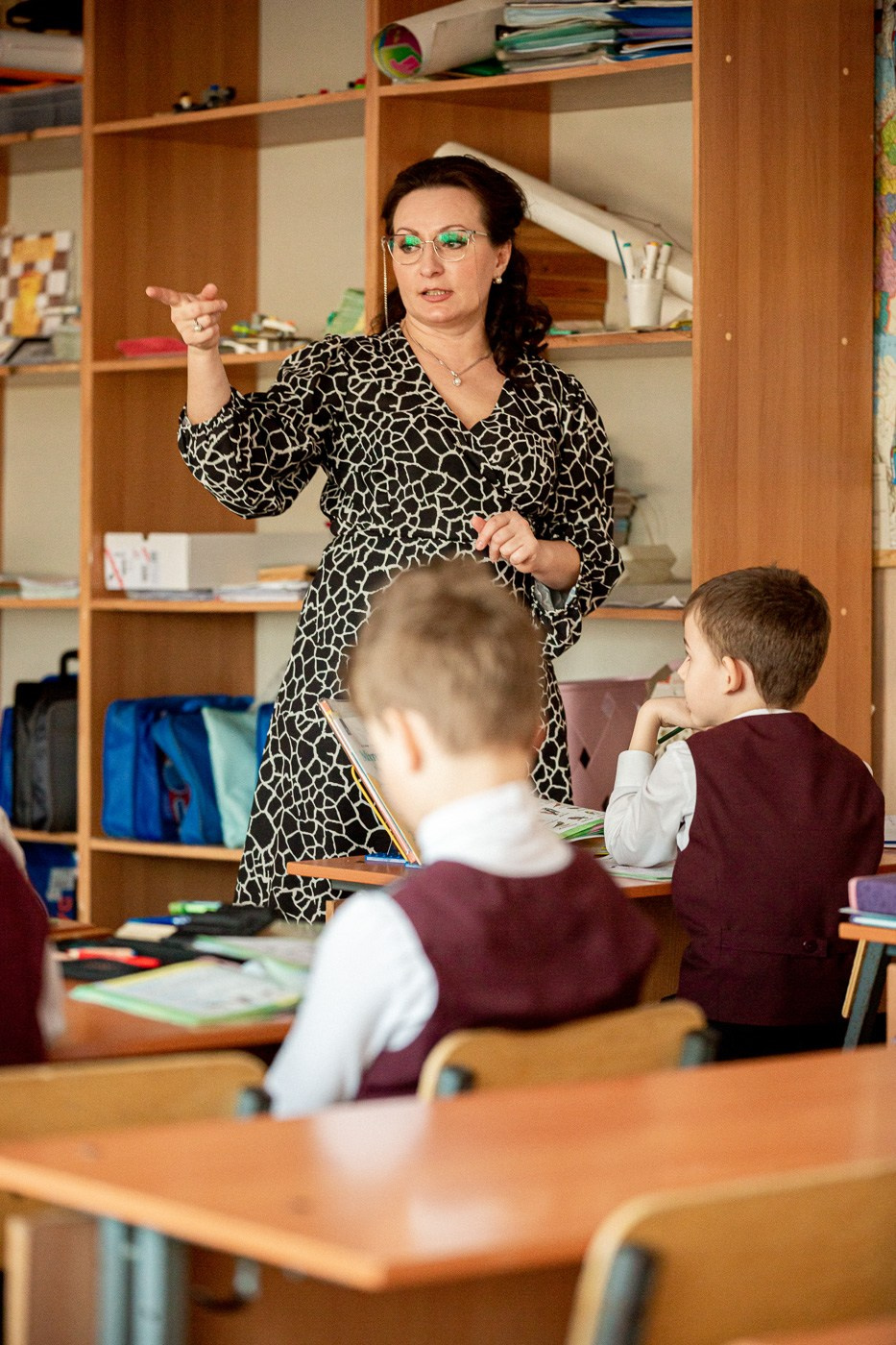 Уроки в школе. Андрей Кровлин — фотограф в Славянке