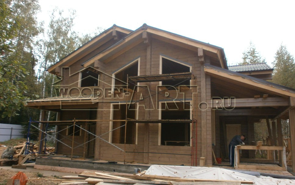 «Поляна» 288 кв. м. Проекты деревянных домов