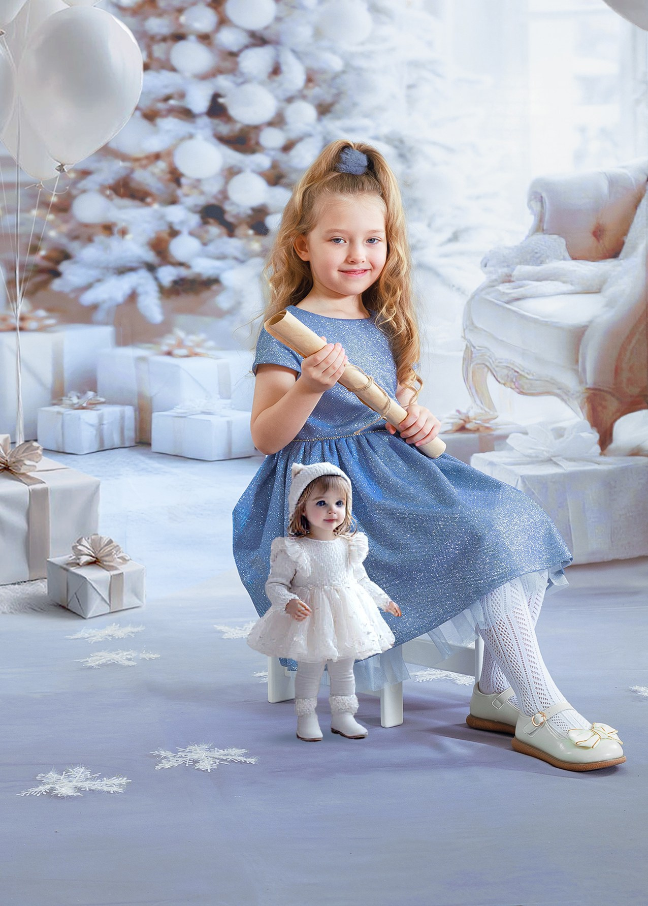 Зима (живой фон). Арт-фотограф Олег Голишников. Творческая мастерская