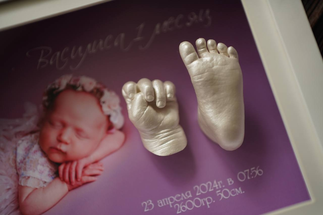 Слепки 3D. Профессиональный фотограф новорождённых в Москве Елена Сатюкова