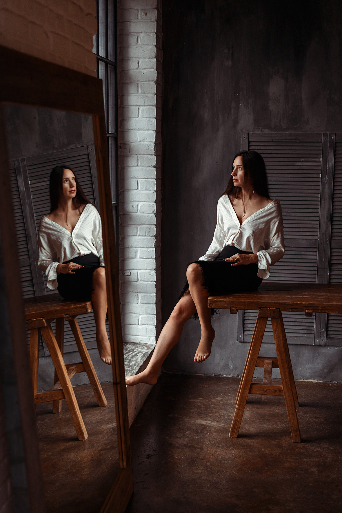 Женский студийный портрет. Профессиональный фотограф в Ярославле и Москве, Филинская Анастасия