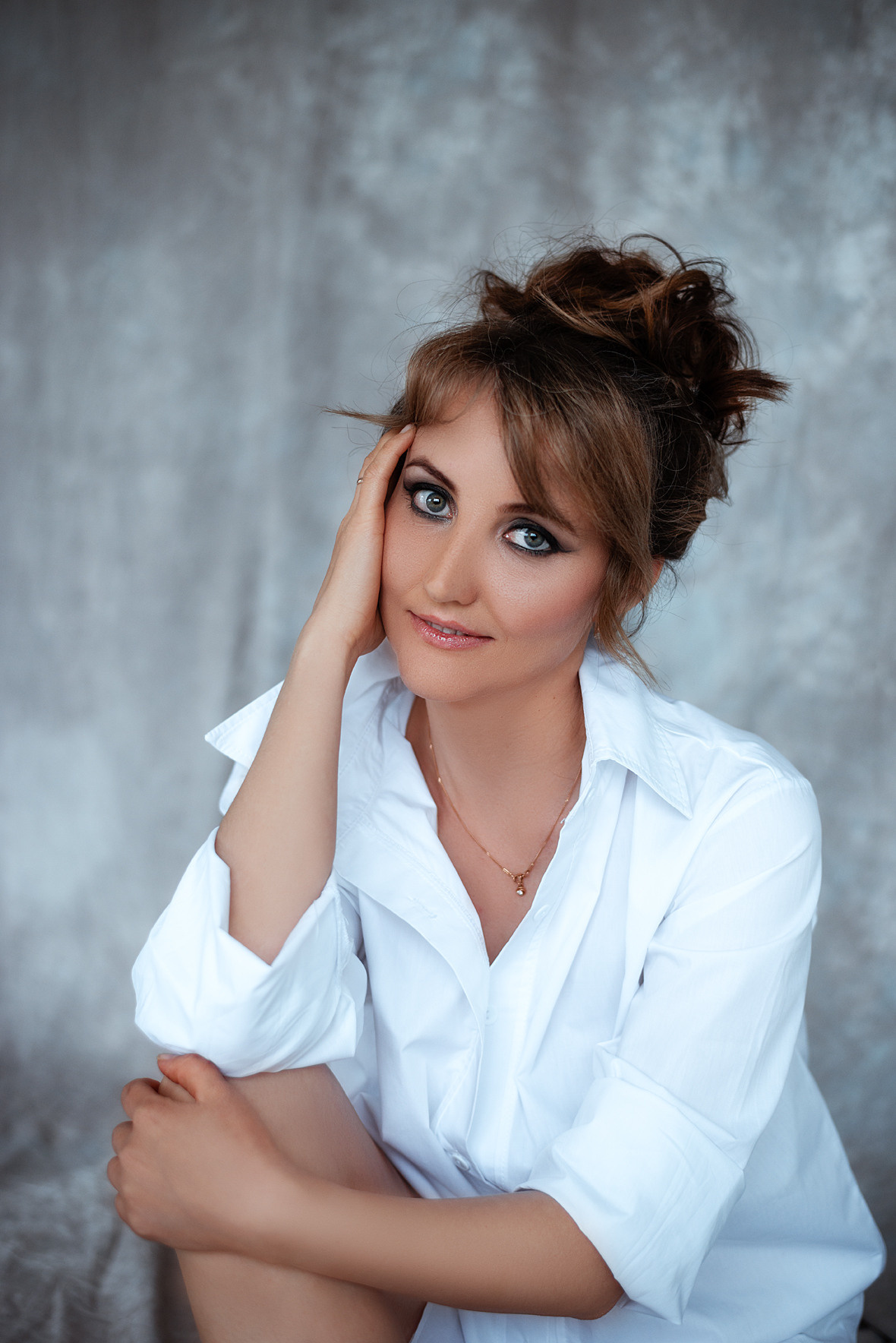 Женский студийный портрет. Профессиональный фотограф в Ярославле и Москве, Филинская Анастасия