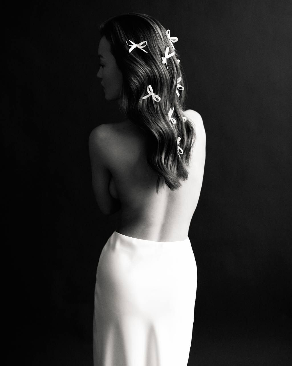 Модельные тесты Насти — портфолио съёмка в студии