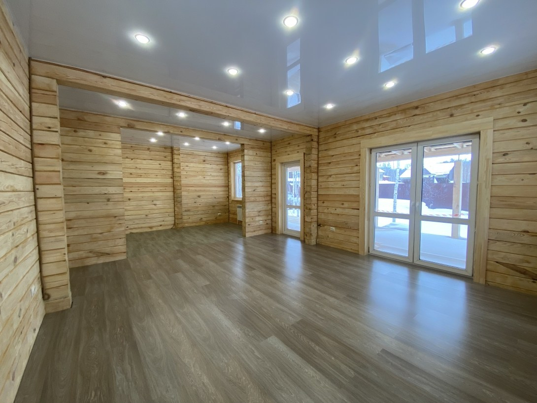 Студия + 3 спальни 119 м². Уральский завод Профилированного бруса в Челябинске