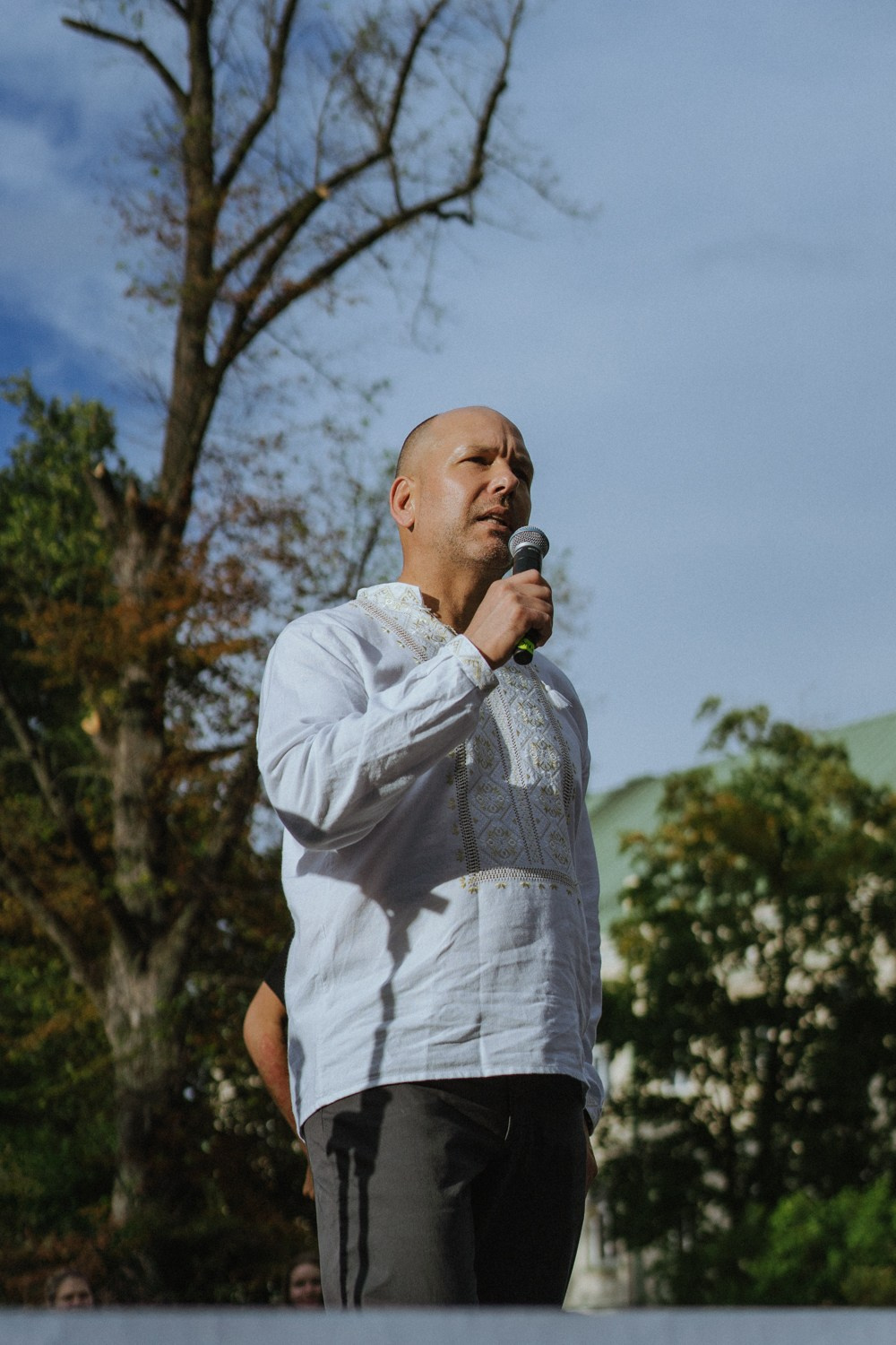 Ukraine — NATO. Photographer in Vilnius