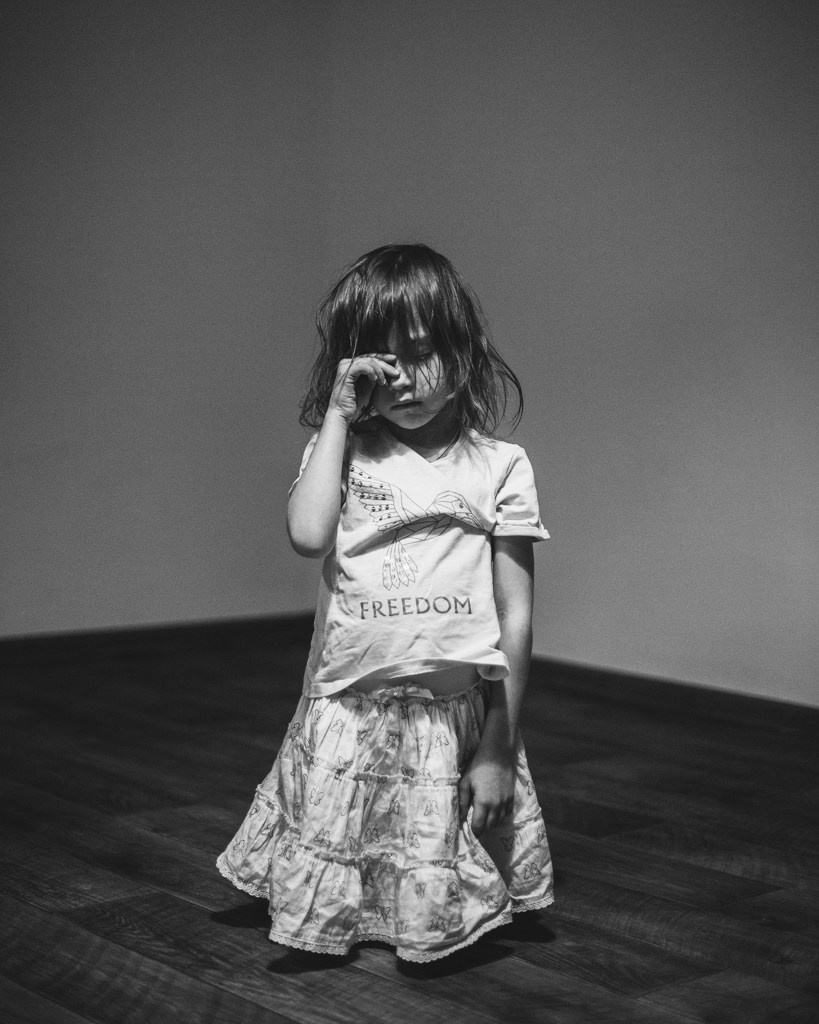 Дочка в студии. Фотограф Денис Денисов