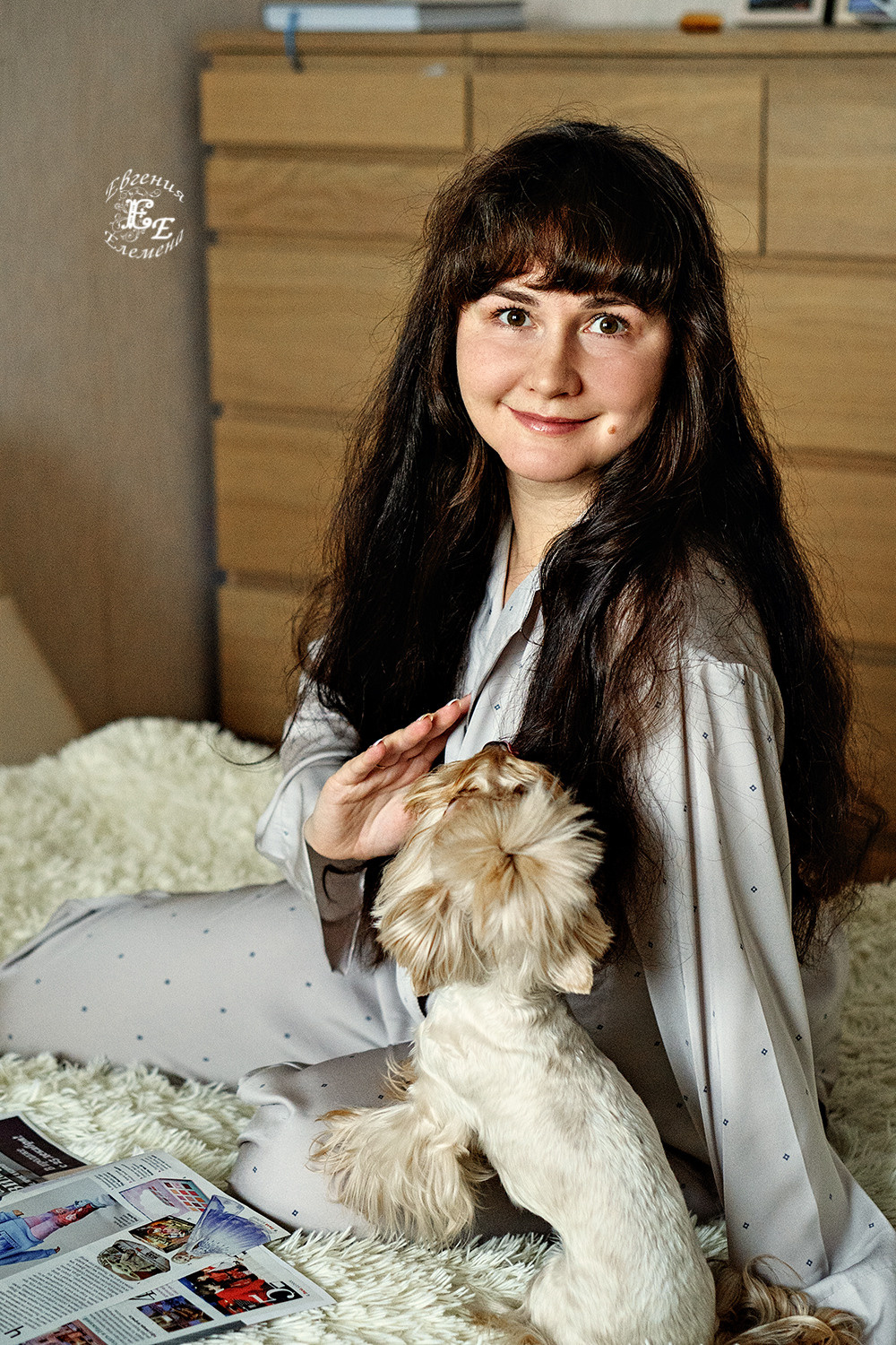 Домашняя фотосессия для Маши. Семейный и портретный фотограф в Санкт-Петербурге Евгения Елемена