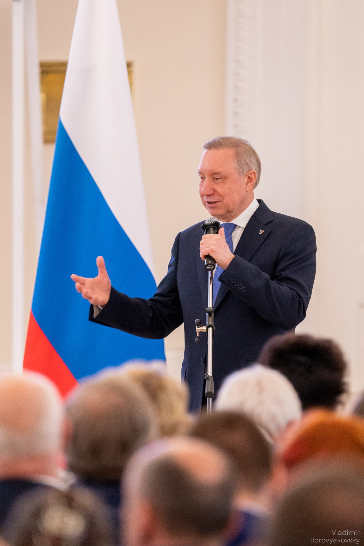 Награждение команды ПГУПС премиями Правительства Санкт-Петербурга. Фотограф Владимир Коровяковский