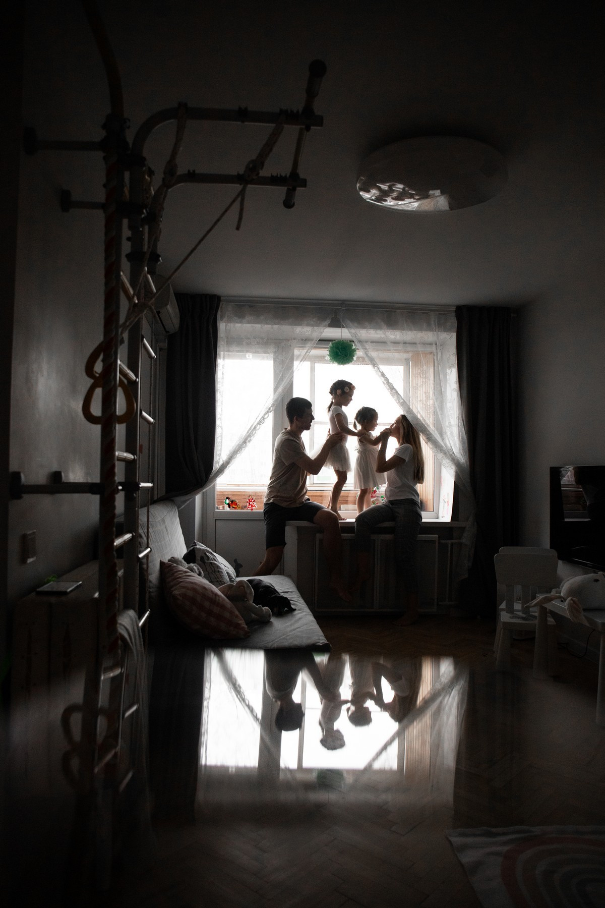 Домашняя семейная фотосессия. Семейный фотограф Елизавета Увицкая