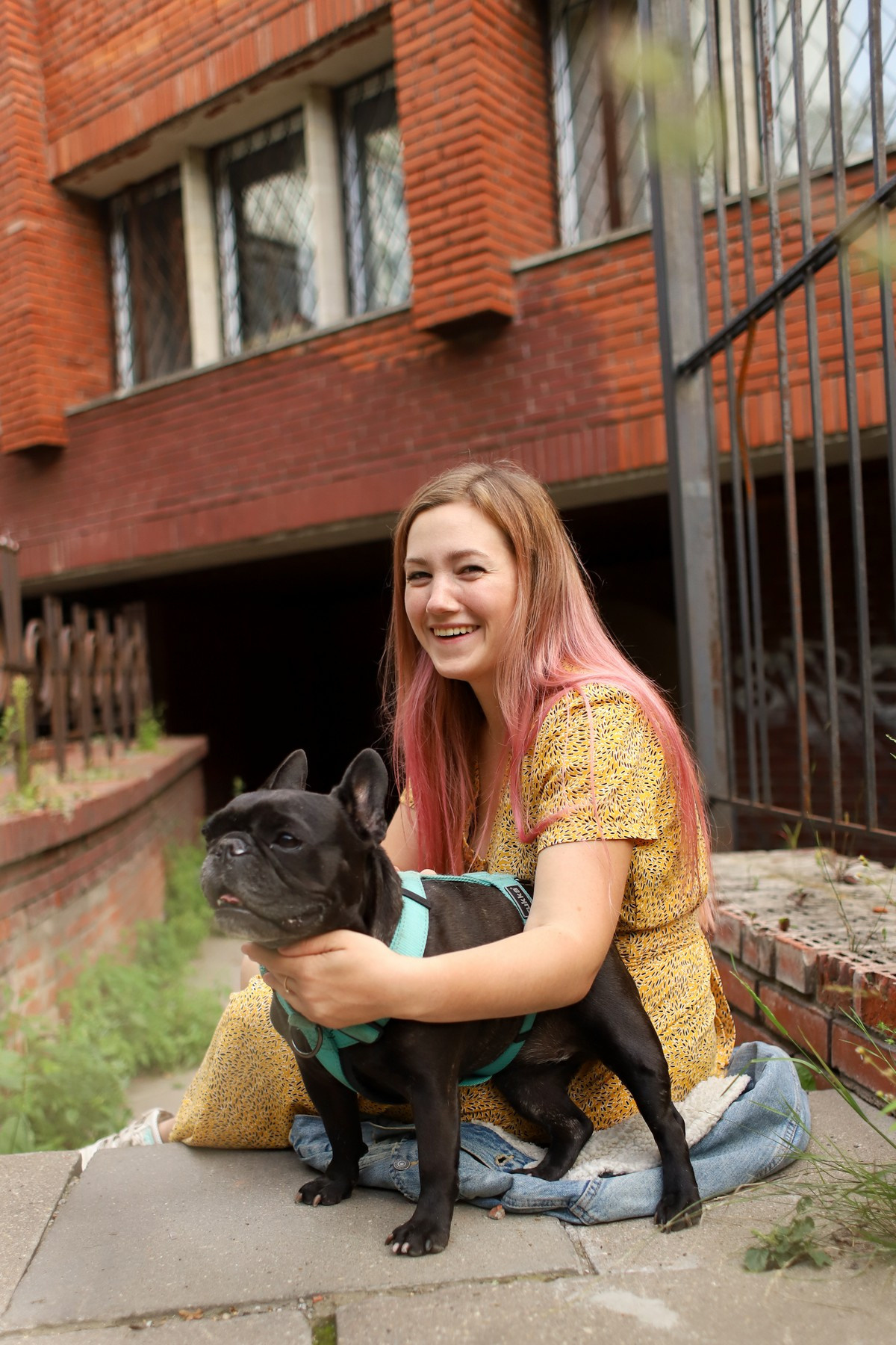 Девушка с собакой. Семейный фотограф Елизавета Увицкая