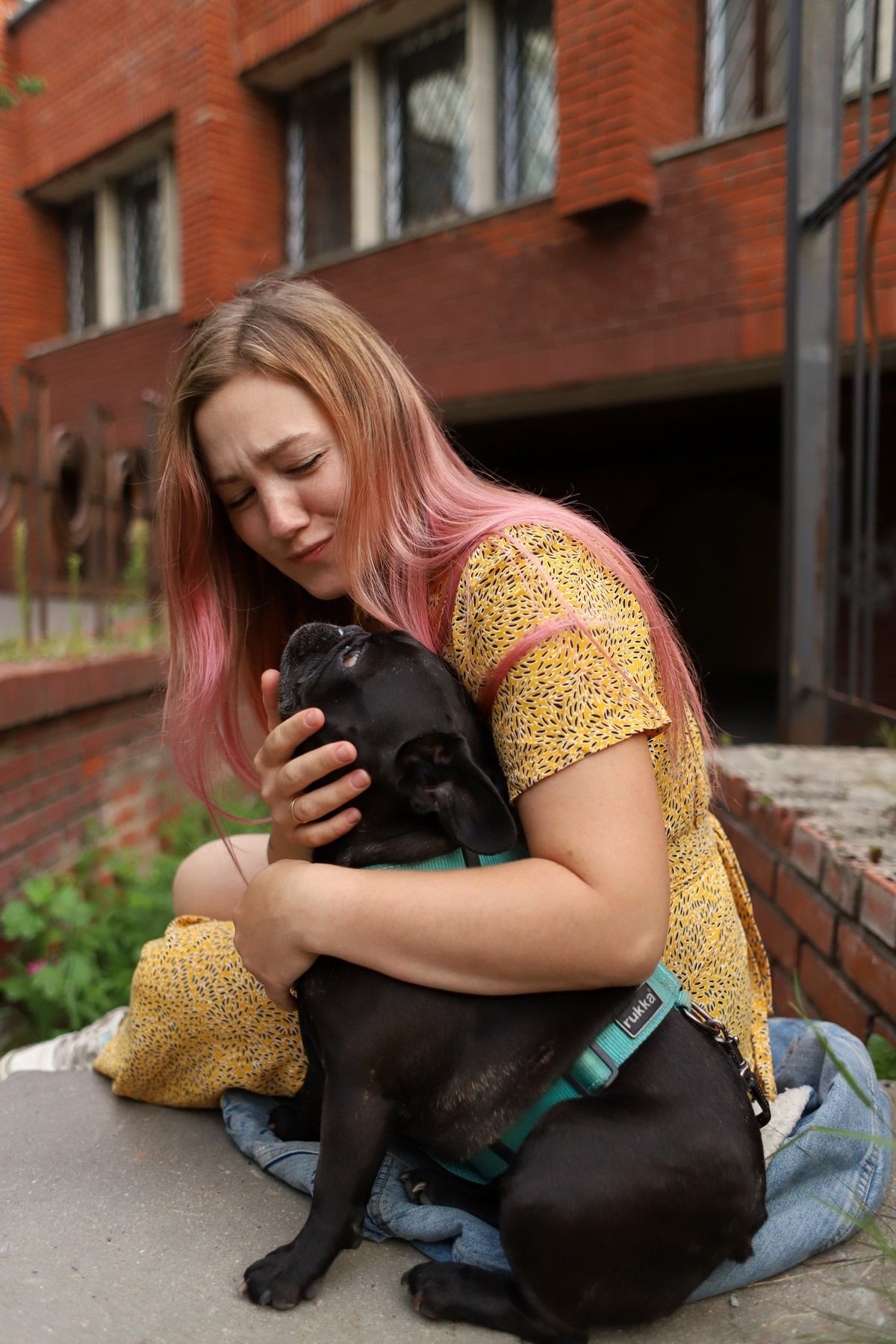 Девушка с собакой. Семейный фотограф Елизавета Увицкая