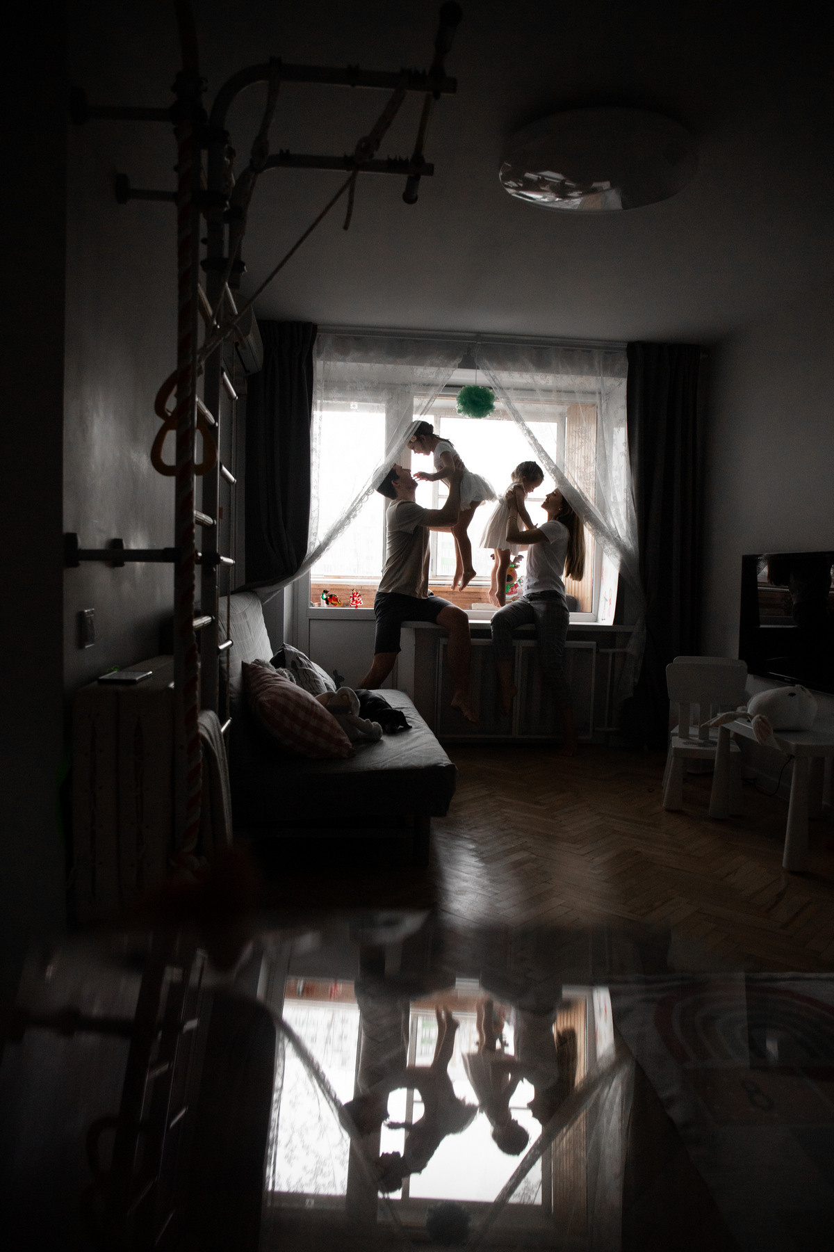 Домашняя семейная фотосессия. Семейный фотограф Елизавета Увицкая