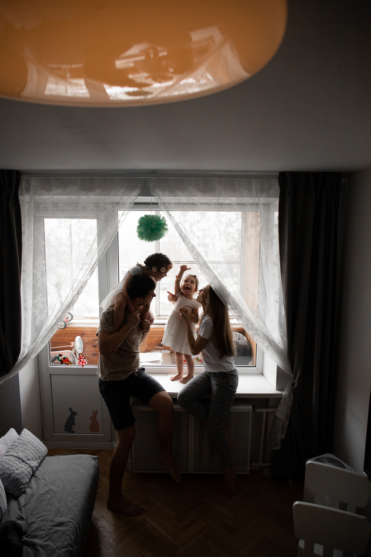 Домашняя семейная фотосессия. Семейный фотограф Елизавета Увицкая