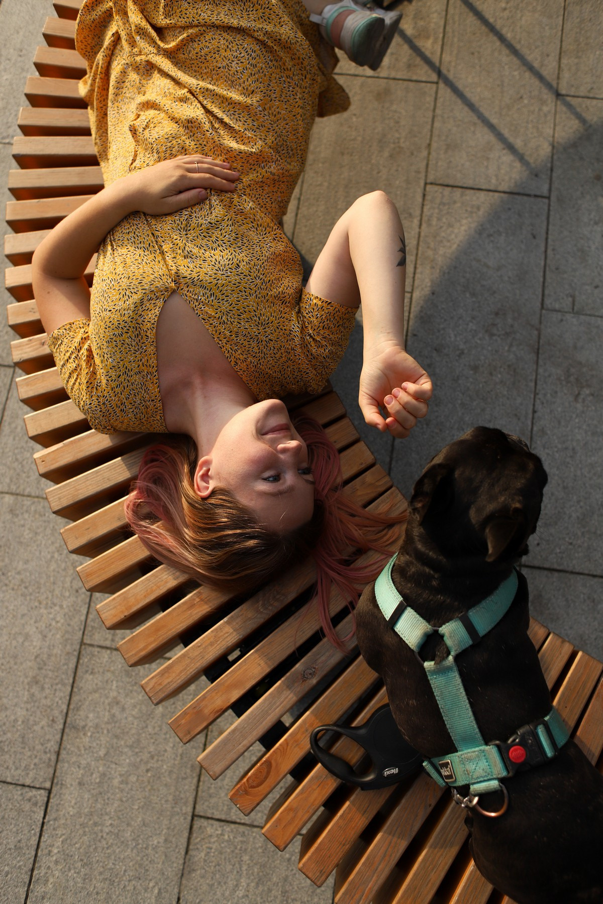 Девушка с собакой. Семейный фотограф Елизавета Увицкая