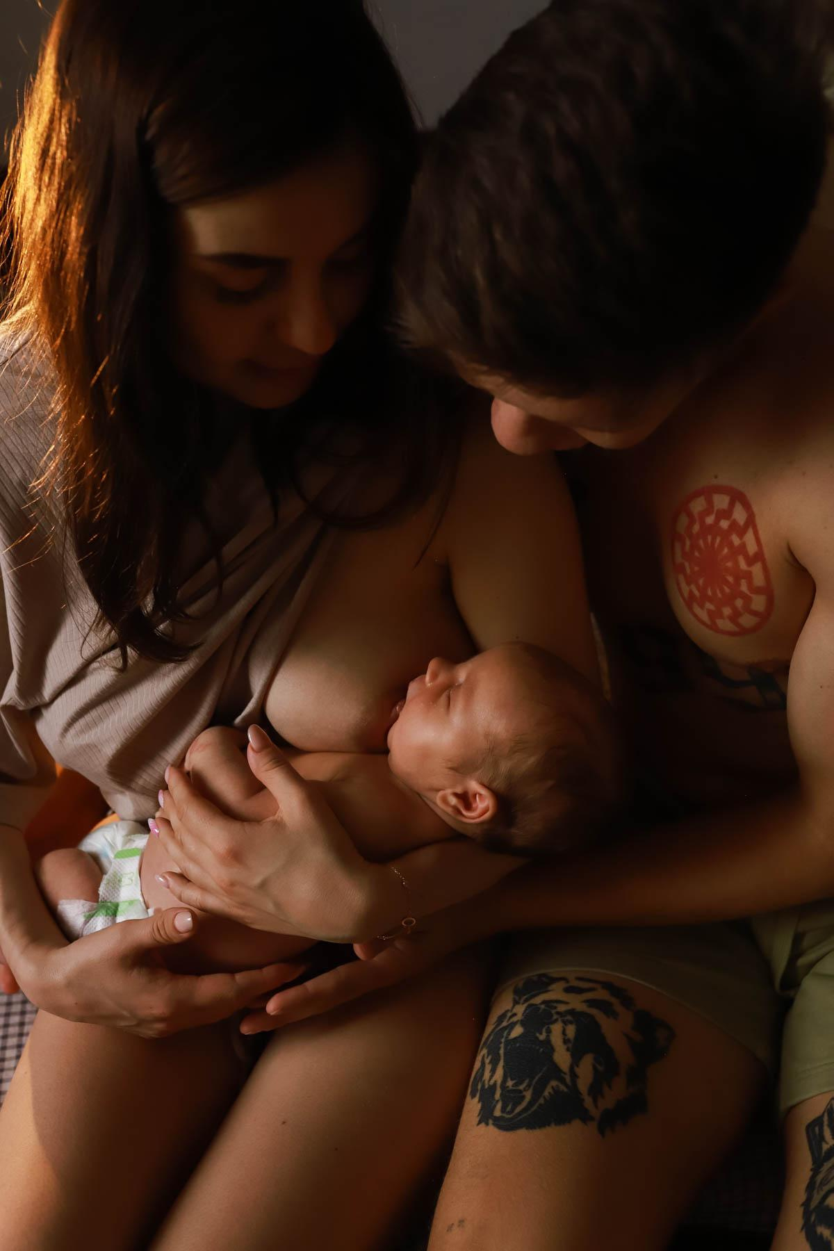 Первый месяц дома. Семейный фотограф Елизавета Увицкая