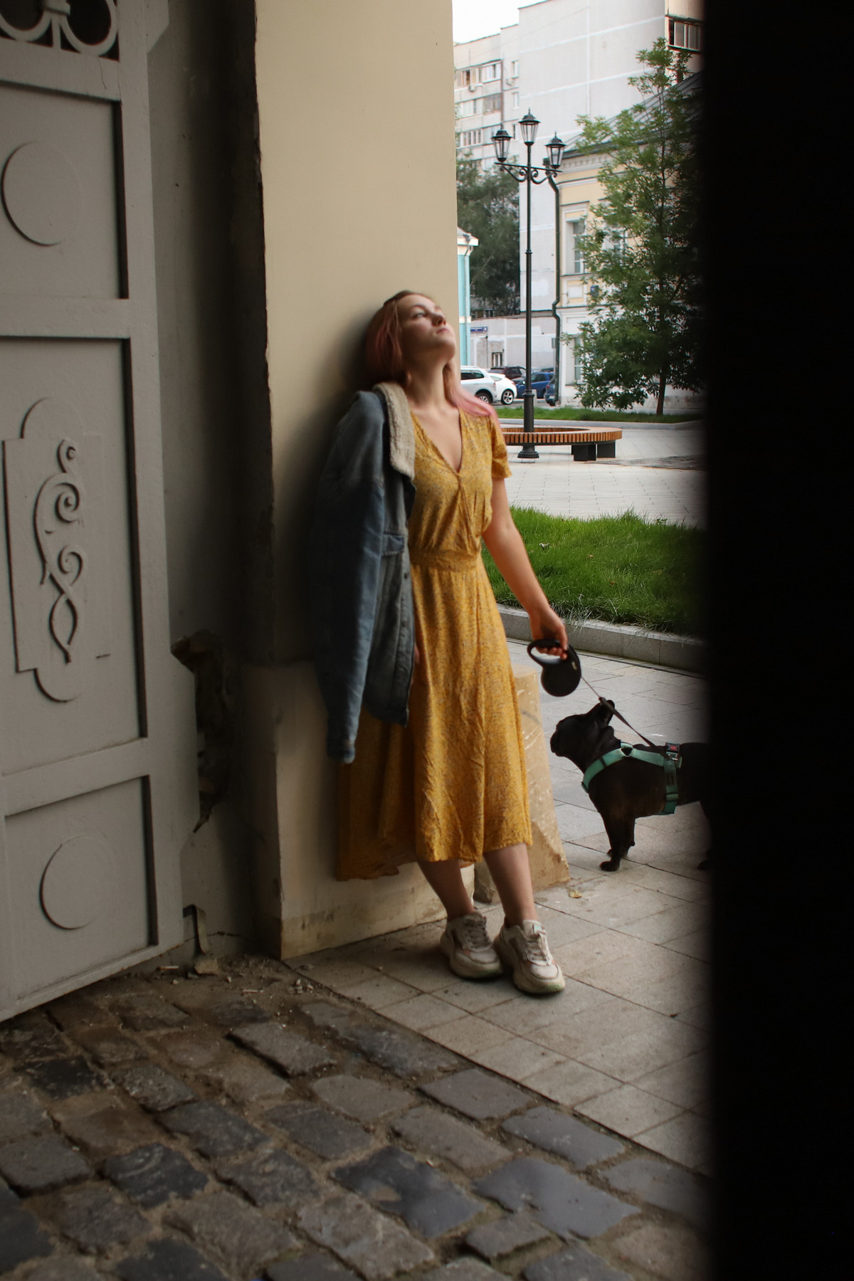 Девушка с собакой. Семейный фотограф Елизавета Увицкая