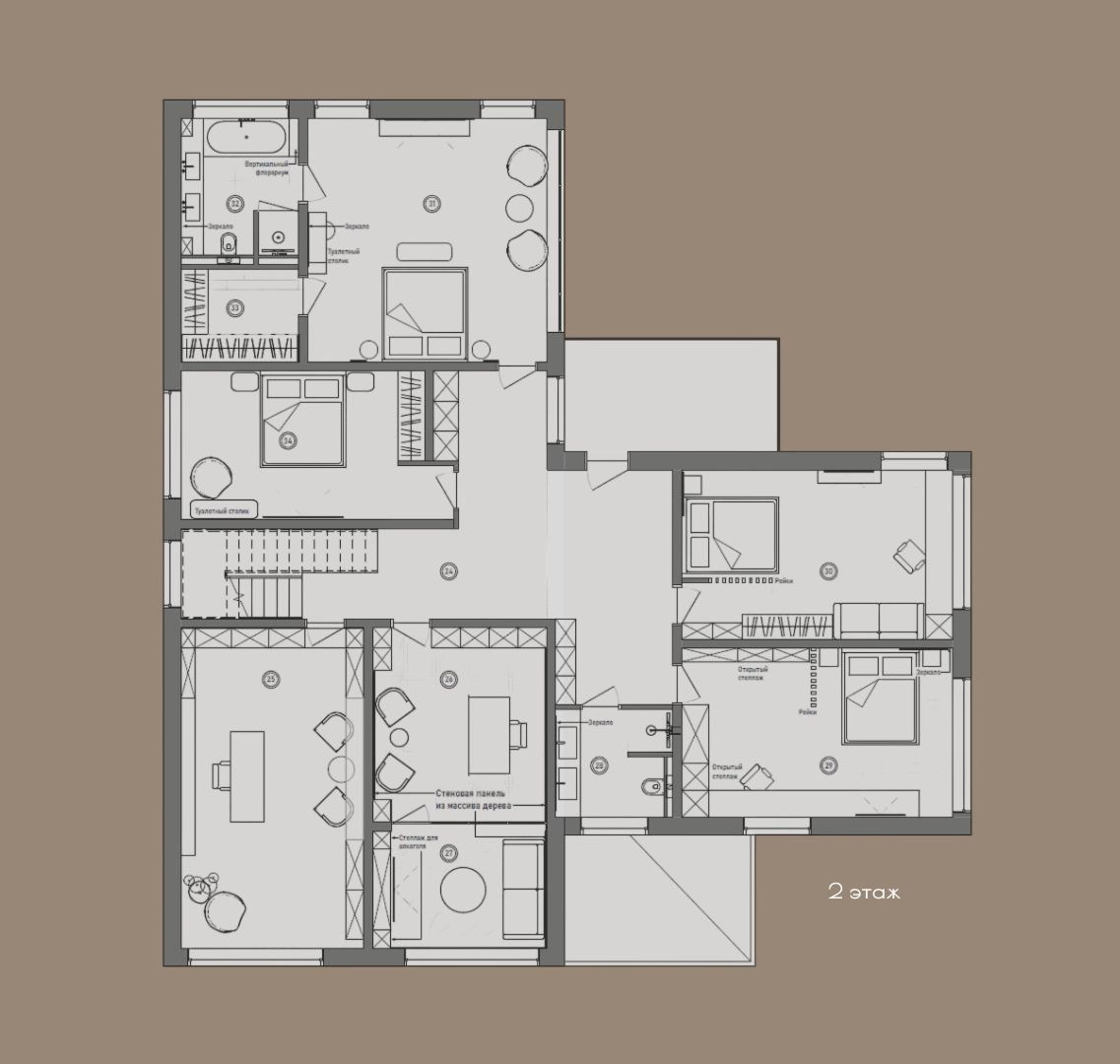 Дом в Подмосковье. Дизайнер интерьера | Сабир Ульмаскулов