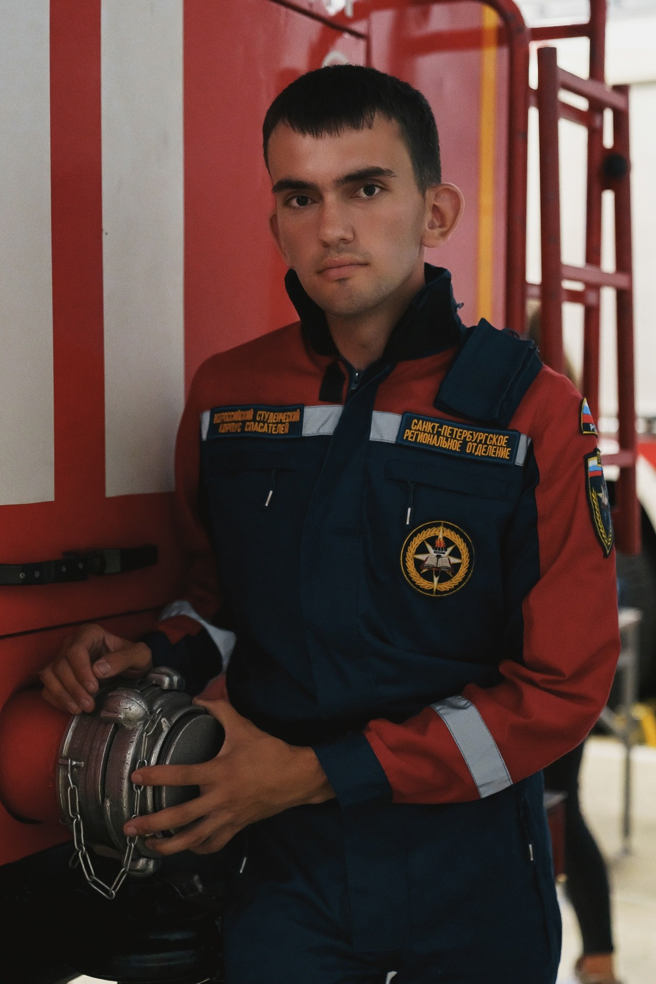 Фотосессия курсантов МЧС в Санкт-Петербурге