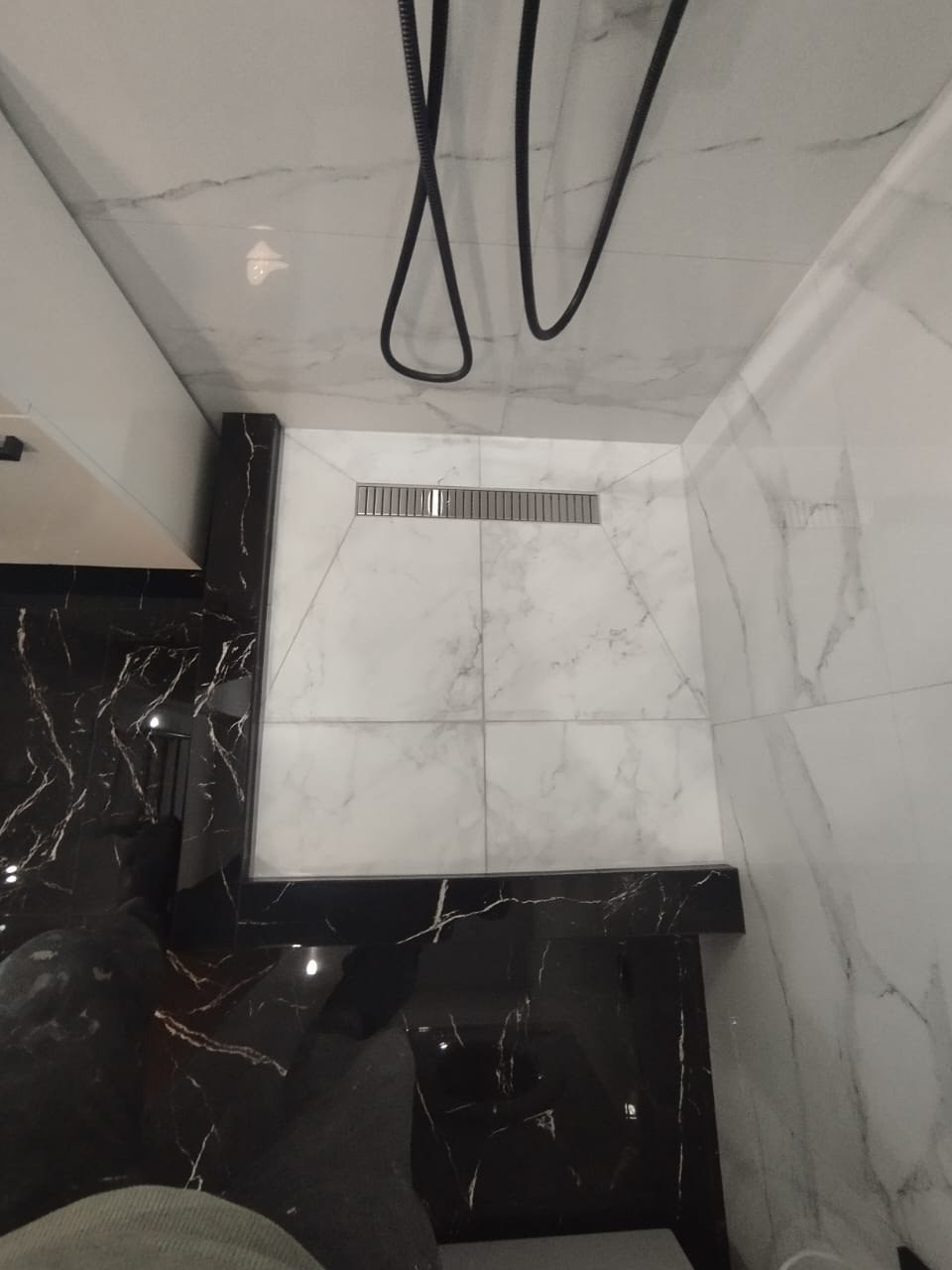 Ванная комната (ул. Залесная д. 5а). Ремонт санузла, туалета, ванной под ключ в Казани. Укладка плитки