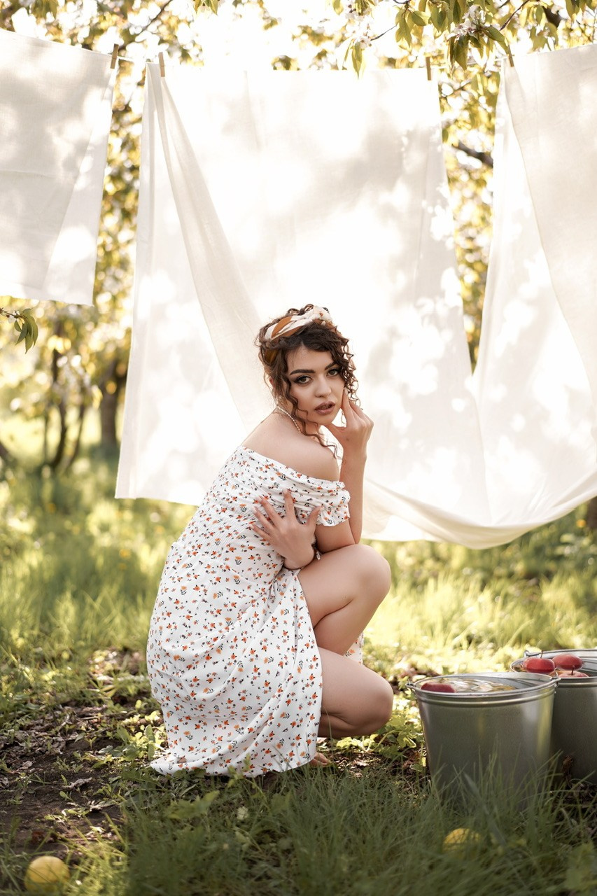 Девушка с лимонами. Свадебный фотограф в Ростове-на-Дону. Таинство Крещения и Венчания, семейные фотосессии. Алёна Чёботова