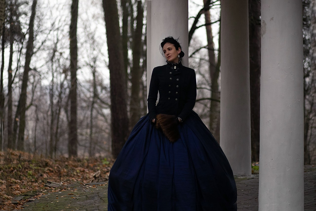 Мария. Прогулка. Художественная винтажная фотография