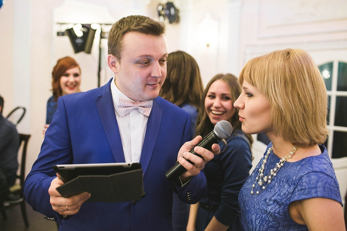 Свадьба Анастасии и Андрея 12 апреля 2014 года. Ресторан "Каравелла". Ведущий на свадьбу, корпоратив и юбилей в Москве Сергей Рябинин