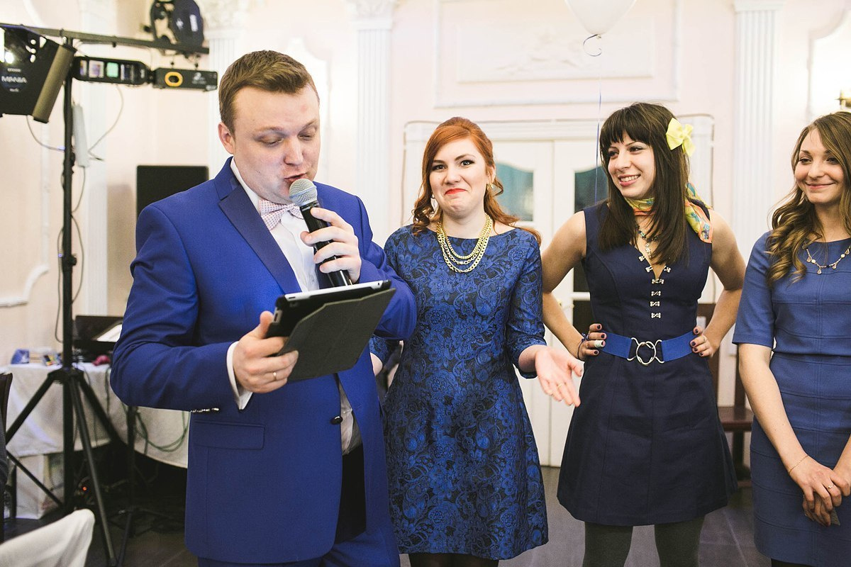 Свадьба Анастасии и Андрея 12 апреля 2014 года. Ресторан "Каравелла". Ведущий на свадьбу, корпоратив и юбилей в Москве Сергей Рябинин