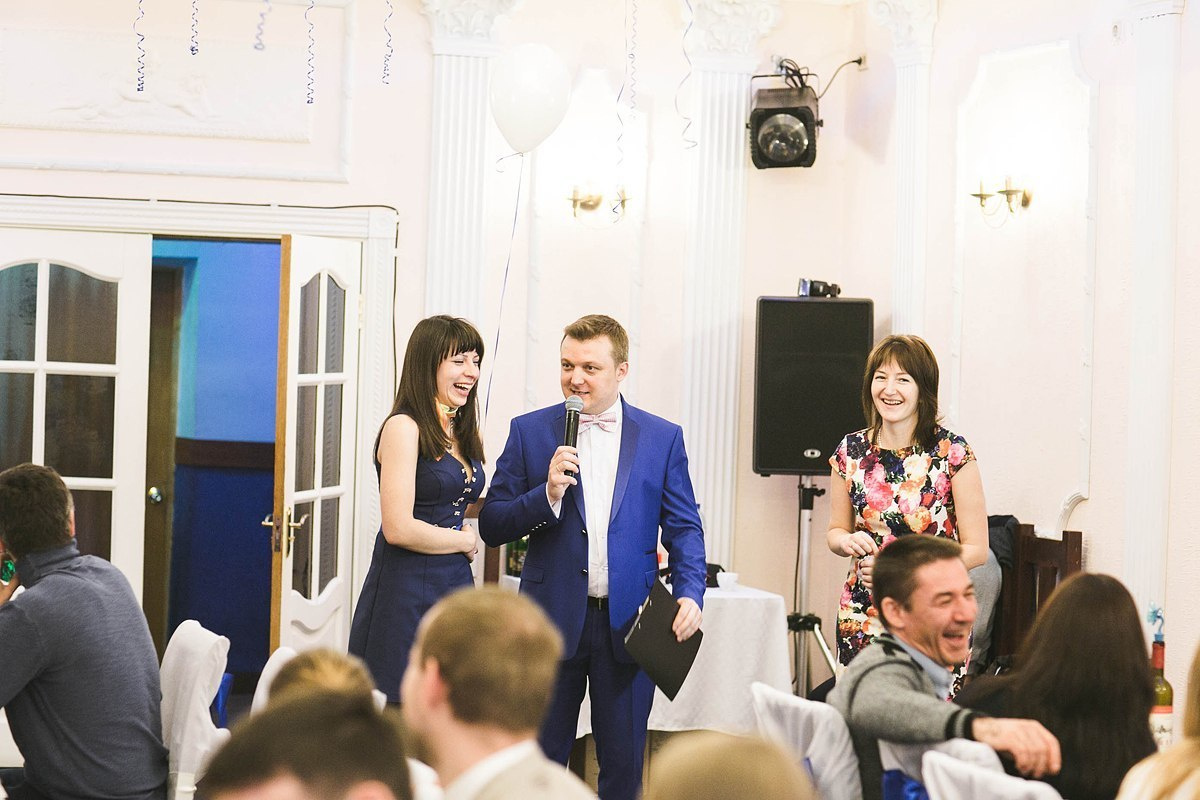 Свадьба Анастасии и Андрея 12 апреля 2014 года. Ресторан "Каравелла". Ведущий на свадьбу, корпоратив и юбилей в Москве Сергей Рябинин