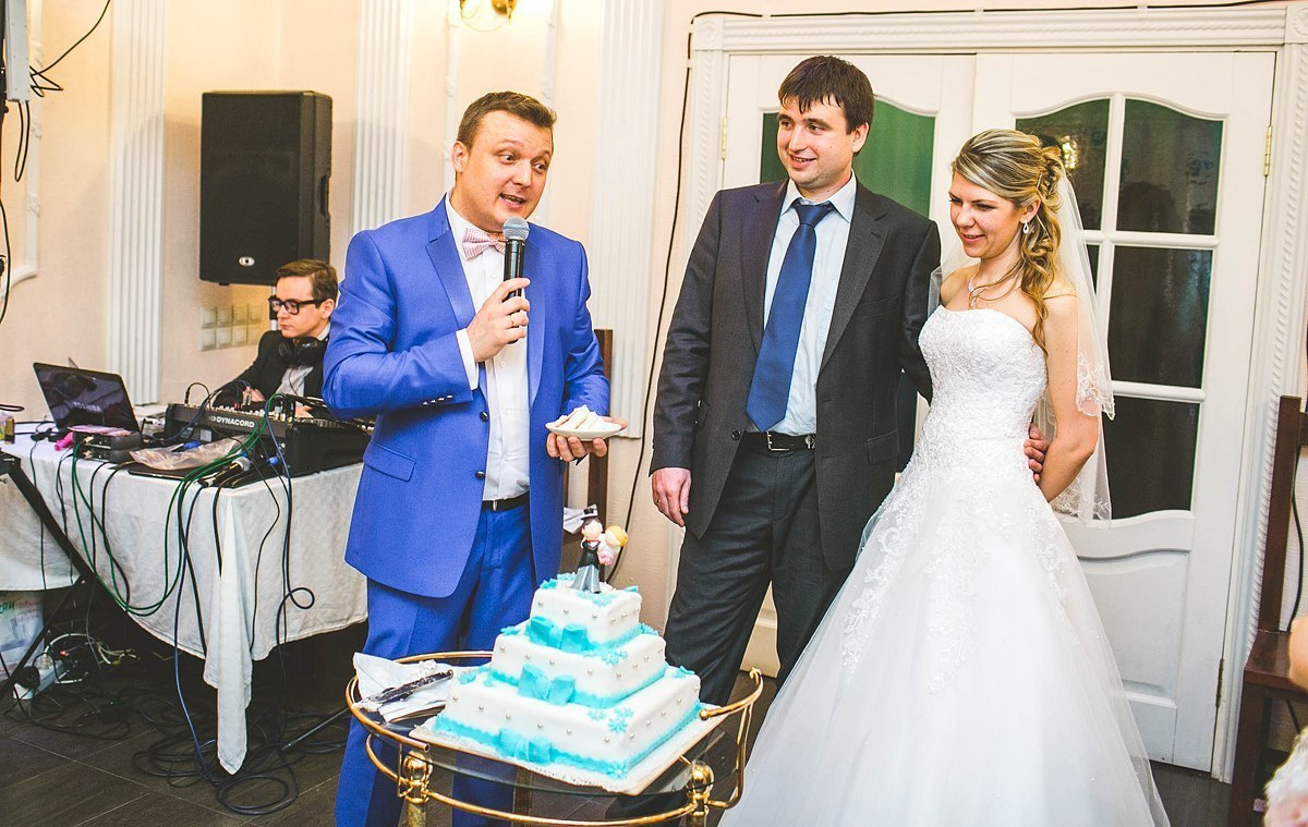 Свадьба Анастасии и Андрея 12 апреля 2014 года. Ресторан "Каравелла". Ведущий на свадьбу, корпоратив и юбилей в Москве Сергей Рябинин