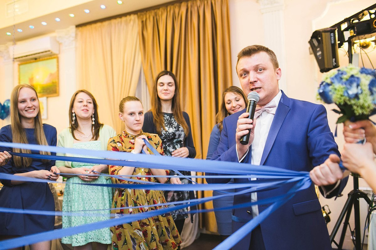 Свадьба Анастасии и Андрея 12 апреля 2014 года. Ресторан "Каравелла". Ведущий на свадьбу, корпоратив и юбилей в Москве Сергей Рябинин