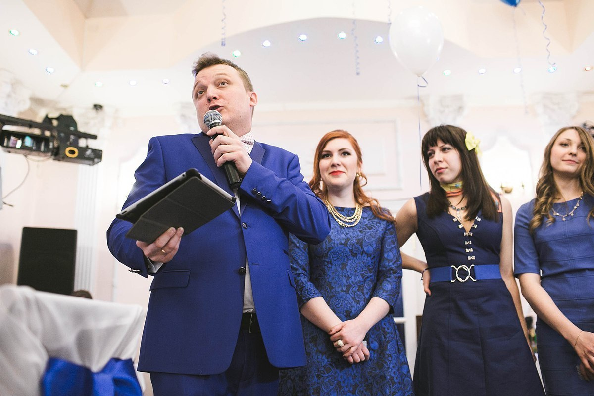 Свадьба Анастасии и Андрея 12 апреля 2014 года. Ресторан "Каравелла". Ведущий на свадьбу, корпоратив и юбилей в Москве Сергей Рябинин