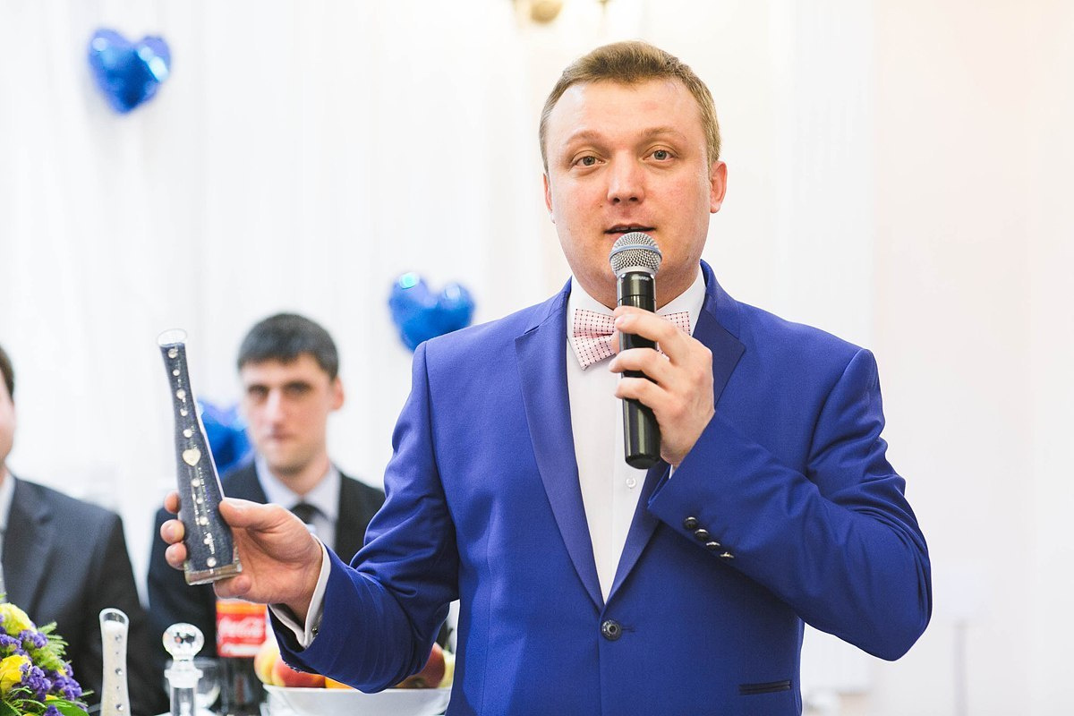 Свадьба Анастасии и Андрея 12 апреля 2014 года. Ресторан "Каравелла". Ведущий на свадьбу, корпоратив и юбилей в Москве Сергей Рябинин