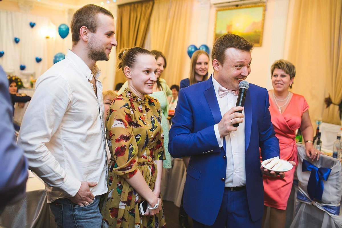 Свадьба Анастасии и Андрея 12 апреля 2014 года. Ресторан "Каравелла". Ведущий на свадьбу, корпоратив и юбилей в Москве Сергей Рябинин