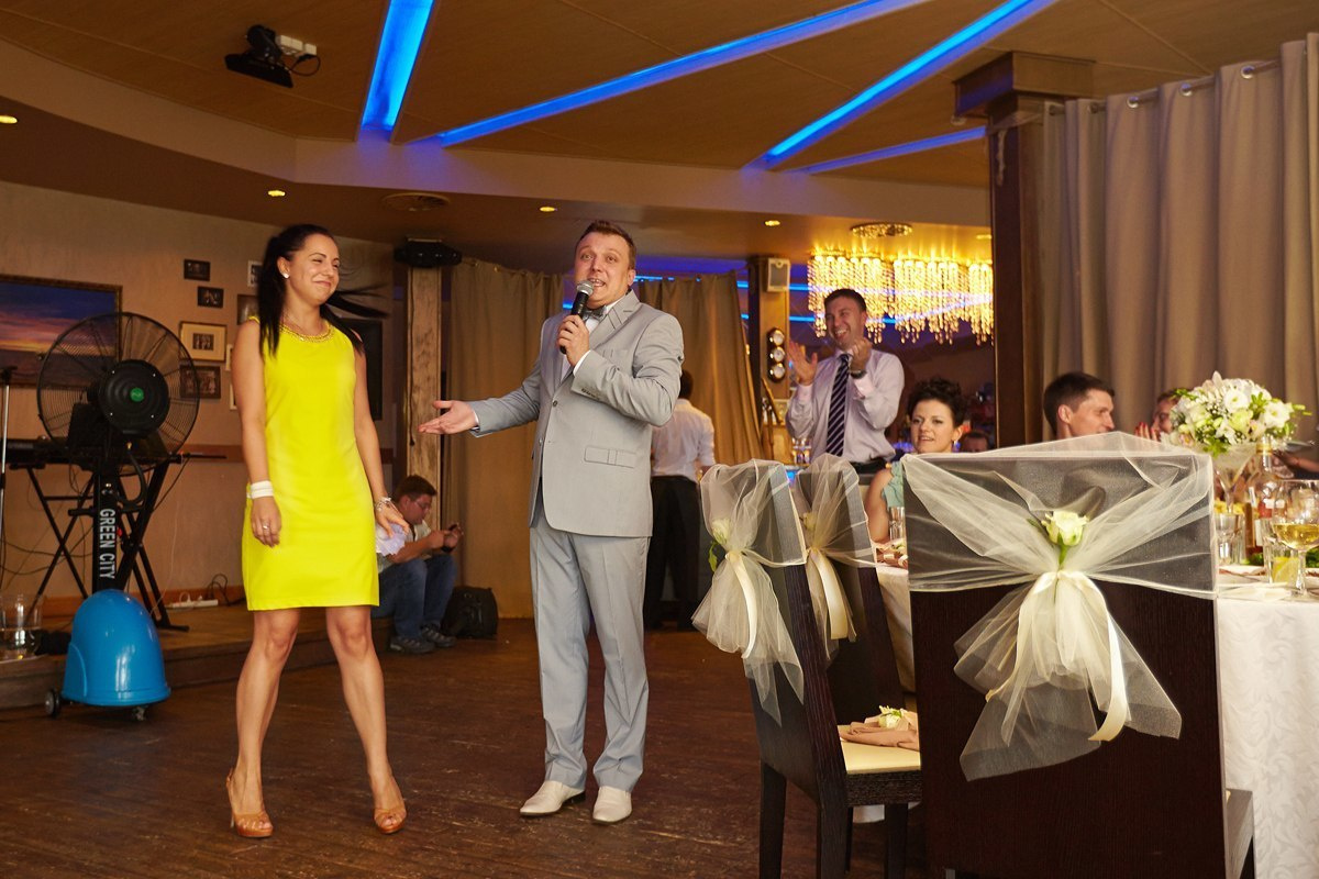 Свадьба Сергея и Марии 5 июля 2013 года. Ресторан "River Lounge". Ведущий на свадьбу, корпоратив и юбилей в Москве Сергей Рябинин